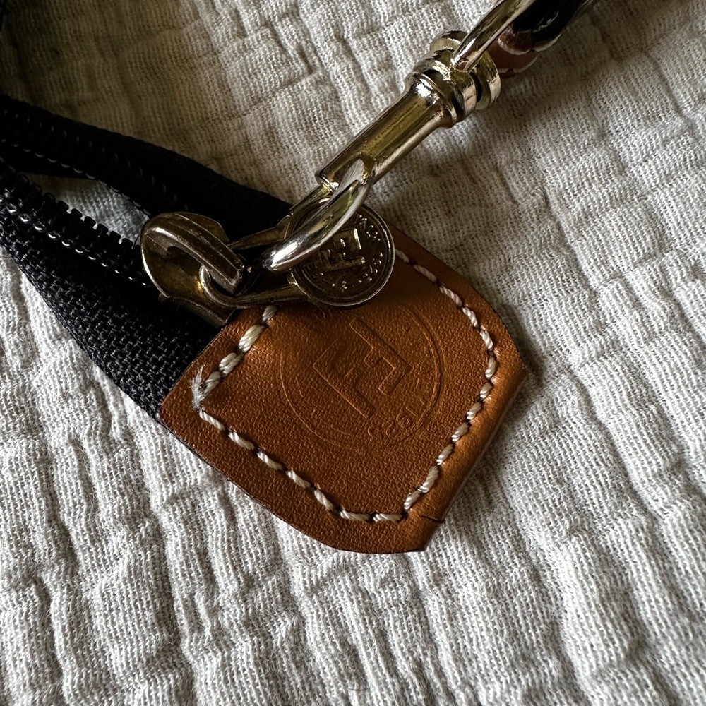 Fendi very vintage Zucca Striped Pouch/ wristlet - Picture 3 of 8